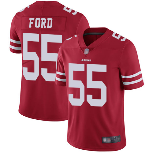 San Francisco 49ers Limited Red Men Dee Ford Home NFL Jersey #55 Vapor Untouchable->women nfl jersey->Women Jersey